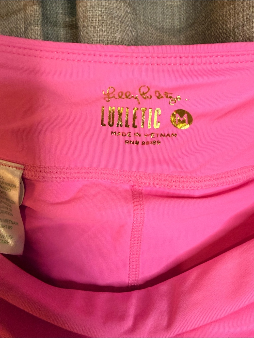 Lilly Pulitzer Luxletic Corrine Skort Prosecco Pink Athletic Tennis Golf Size M - Picture 6 of 6